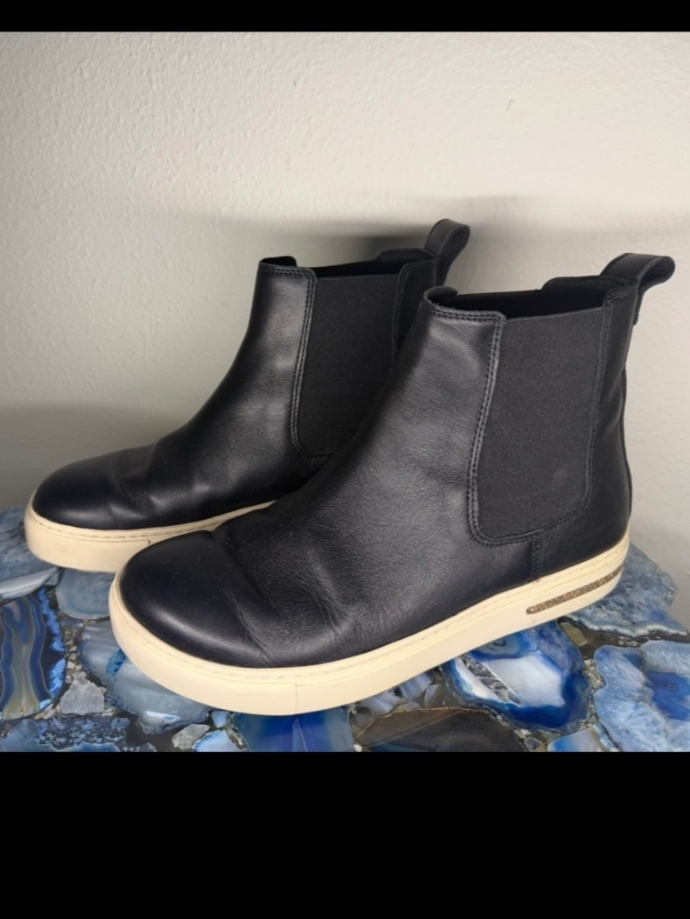 Birkenstock‎ Bend Chelsea Boots Womens 6 (37) Black Leather
